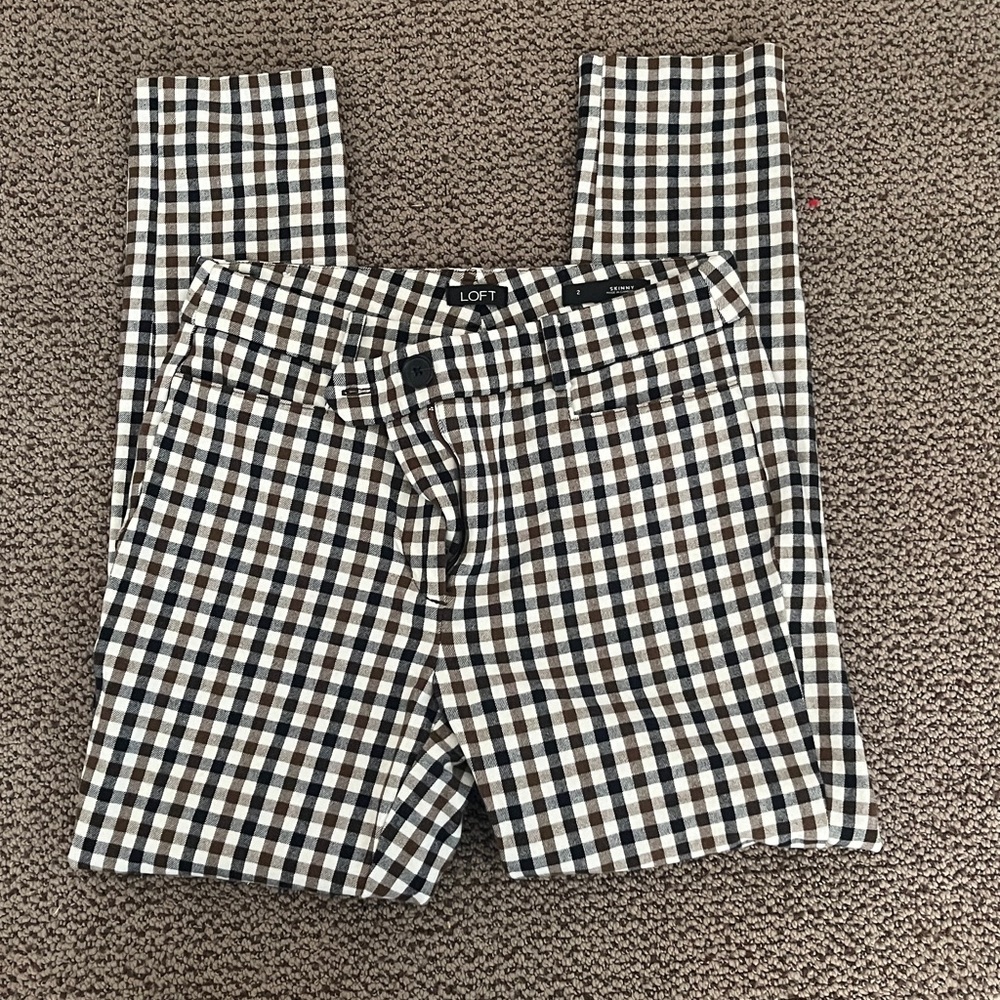 LOFT checkered pants - Picture 2 of 6